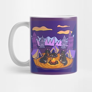 Camping Cattos Mug